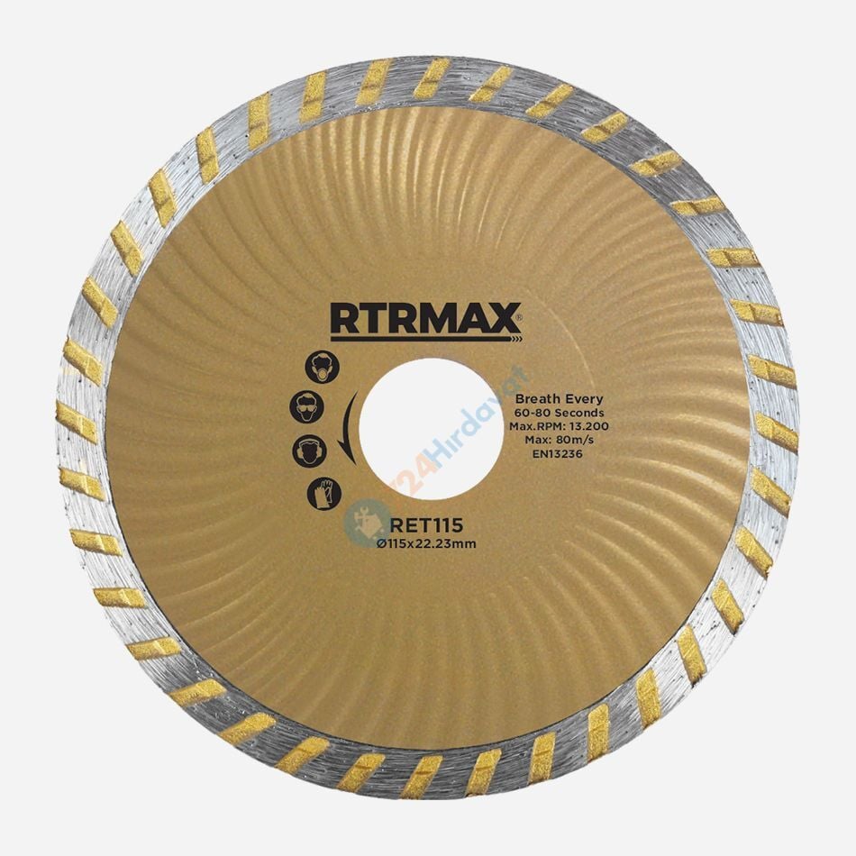 RTRMAX RET180 180 Turbo Kanallı Elmas Testere Rtrmax