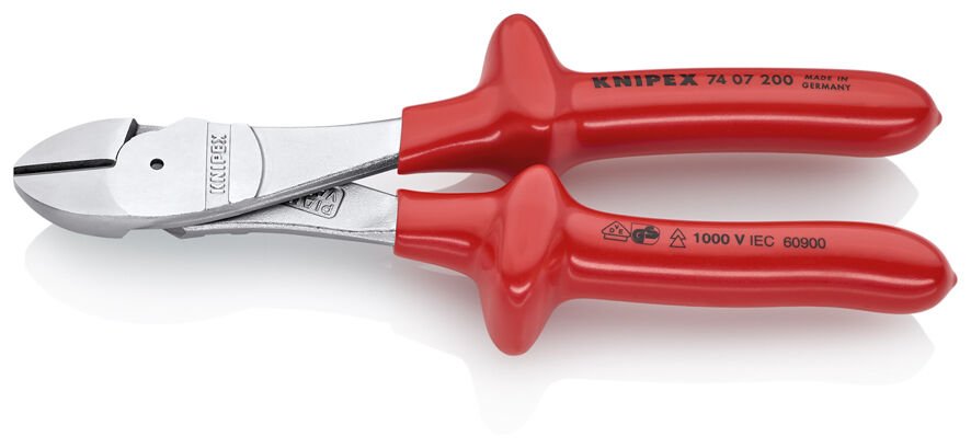 Knipex 74 07 200 Ağır Hizmet VDE Yan Keski