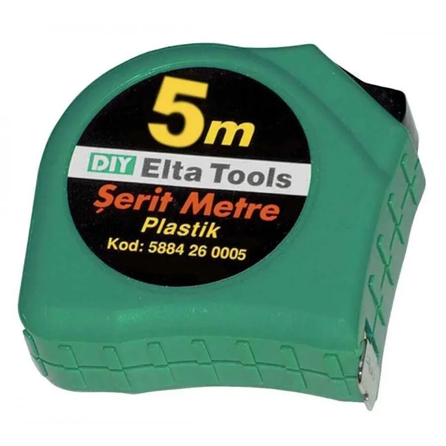 Elta Plastik Şerit Metre 5 M