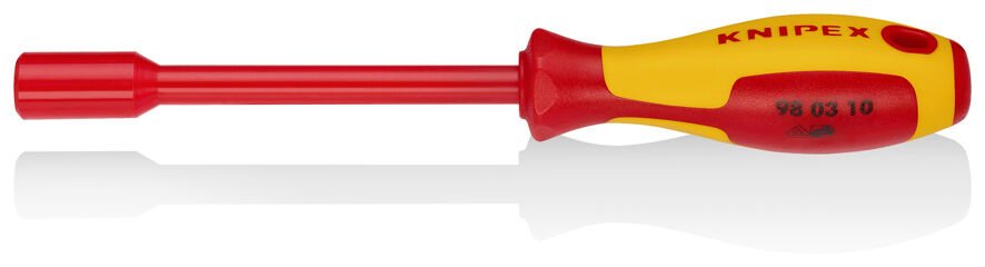 Knipex 98 03 10 10x125mm VDE İzoleli Lokma Uçlu Tornavida