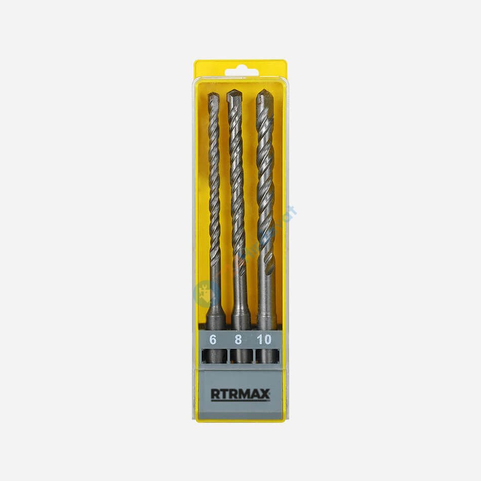 RTRMAX RBS003 Sds Plus 3 Lü Set (6*160) (8*160) (10*160) Rtrmax
