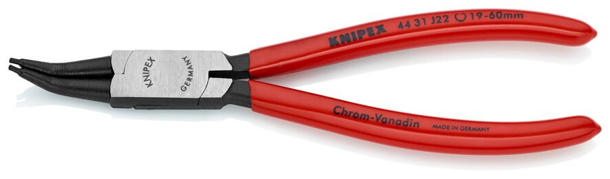 Knipex 44 31 J22 - 45 Derece Eğri İç Segman Pensi