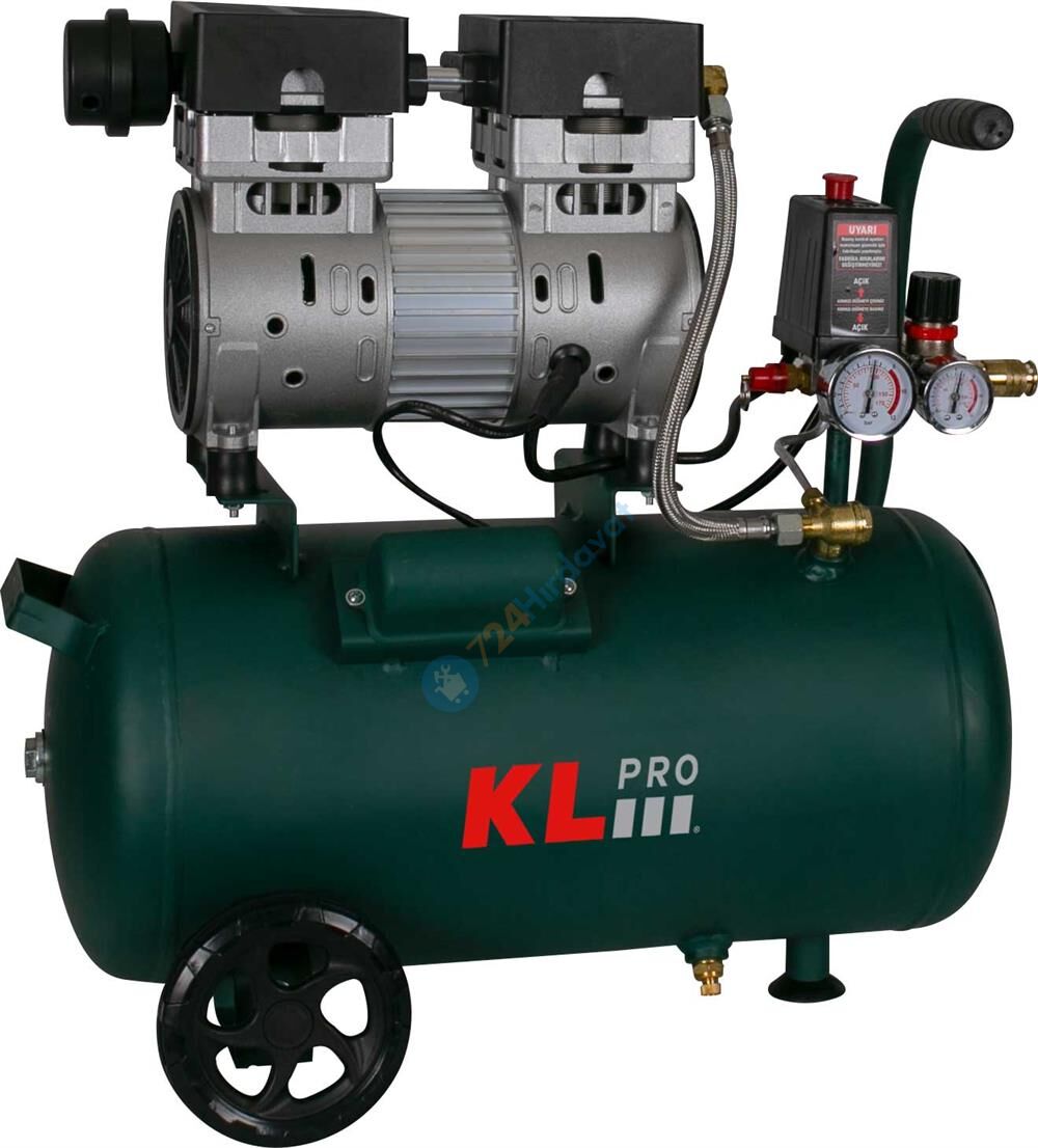 KL PRO KLK25S 24 LT 1 HP ( 750W ) YAĞSIZ SESSİZ HAVA KOMPRESÖRÜ