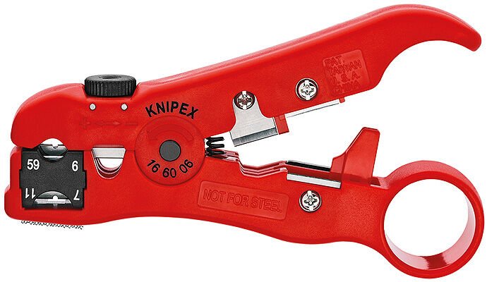 Knipex 16 60 06 SB Coax Kablo Sıyırma Aleti