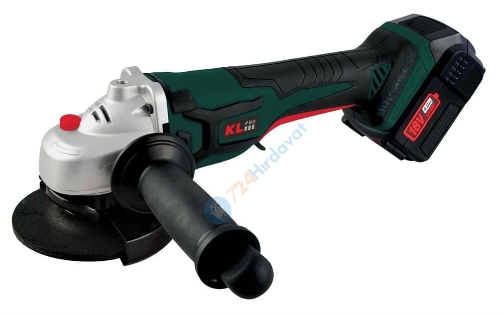 KL PRO KLAT18B-50 18V 5.0 AH 115 MM ŞARJLI AVUÇ TAŞLAMA KÖMÜRSÜZ