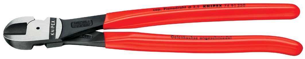 Knipex 74 91 250 Ağır Hizmet Merkezli Yan Keski