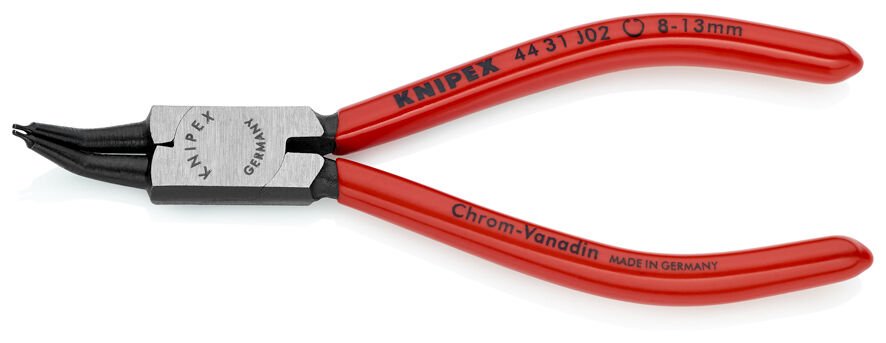 Knipex 44 31 J02 Eğri 45 Derece İç Segman Pensi