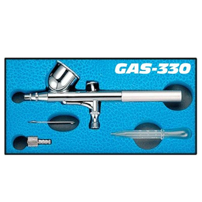 Gison GAS-330 Havalı Fırça Set - Hassas Sprey Boya ve Maskeleme Uygulamaları için