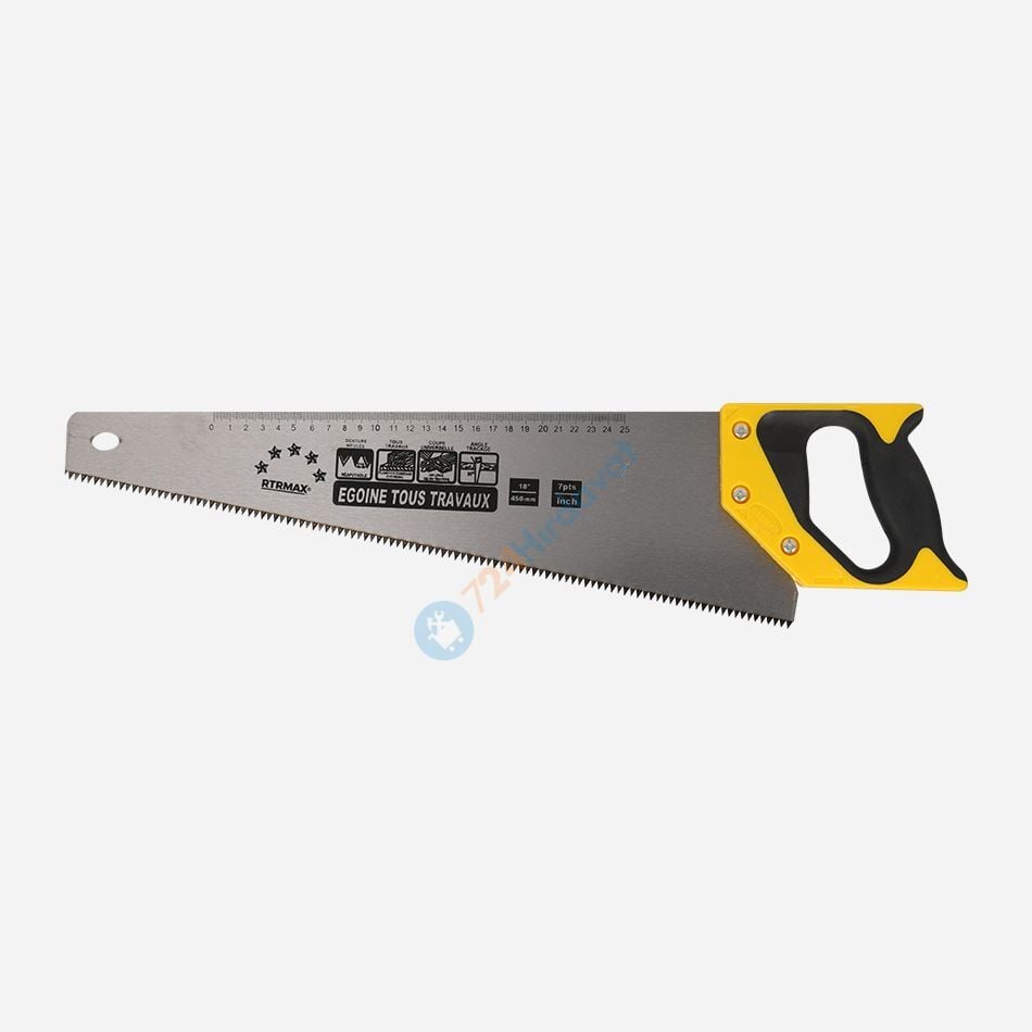 RTRMAX RH17220 Pala Testere Pvc Saplı 500 Mm Rtrmax