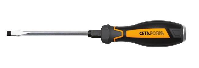 Ceta Form F10C-045-100 C-PLUS Düz Uçlu Tornavida (Çekiçlenebilir) - 4.5 x 100 mm