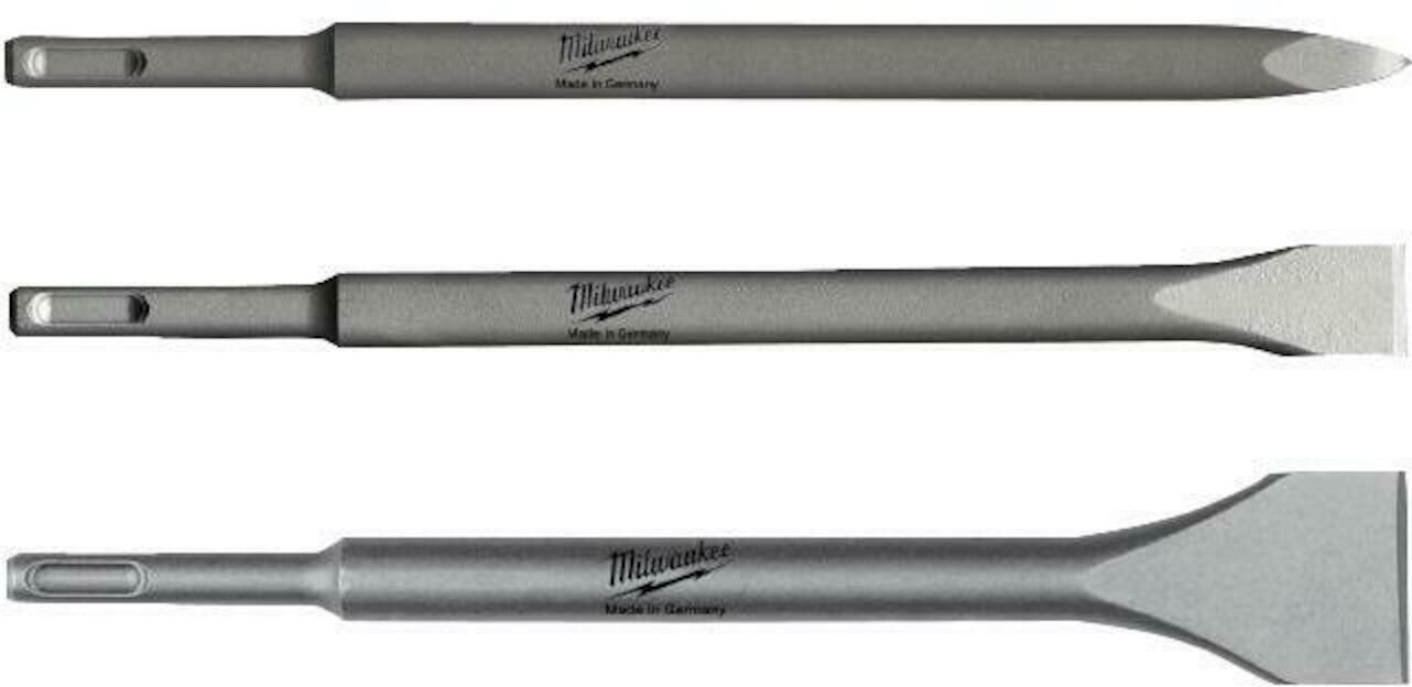 Milwaukee SDS-PLUS MURÇ+KESKİ+GENİŞ KESKİ 3LÜ TÜP MILWAUKEE