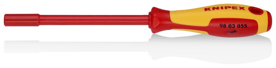 Knipex 98 03 055 5,5x125mm VDE İzoleli Lokma Uçlu Tornavida