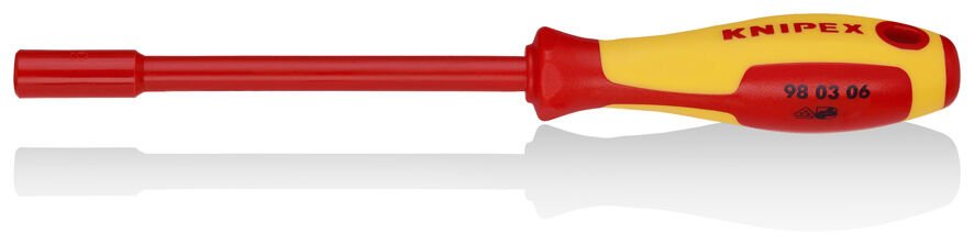 Knipex 98 03 06 6x125mm VDE İzoleli Lokma Uçlu Tornavida