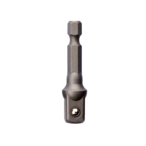 İzeltaş 1/4''m-1/2''m Bits Uç Lokma Adaptörü 50mm (Makina Kullanımına Uygun)