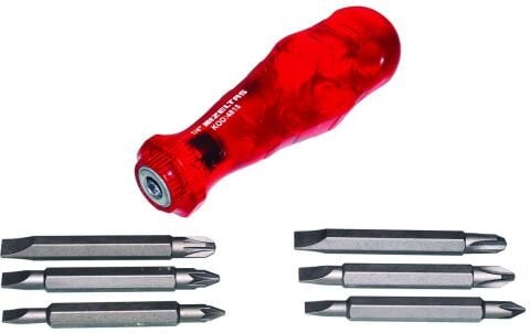 İzeltaş Değişken Bits Uçlu Tornavida Set ( 7 Parça )