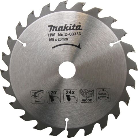 Makita D-03333 165mm 24 Diş Elmas Daire Testere