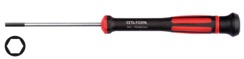 Ceta Form H06A-0764 C-TRONIC Allen Uçlu Elektronikçi Tornavida - 7/64''x100 mm