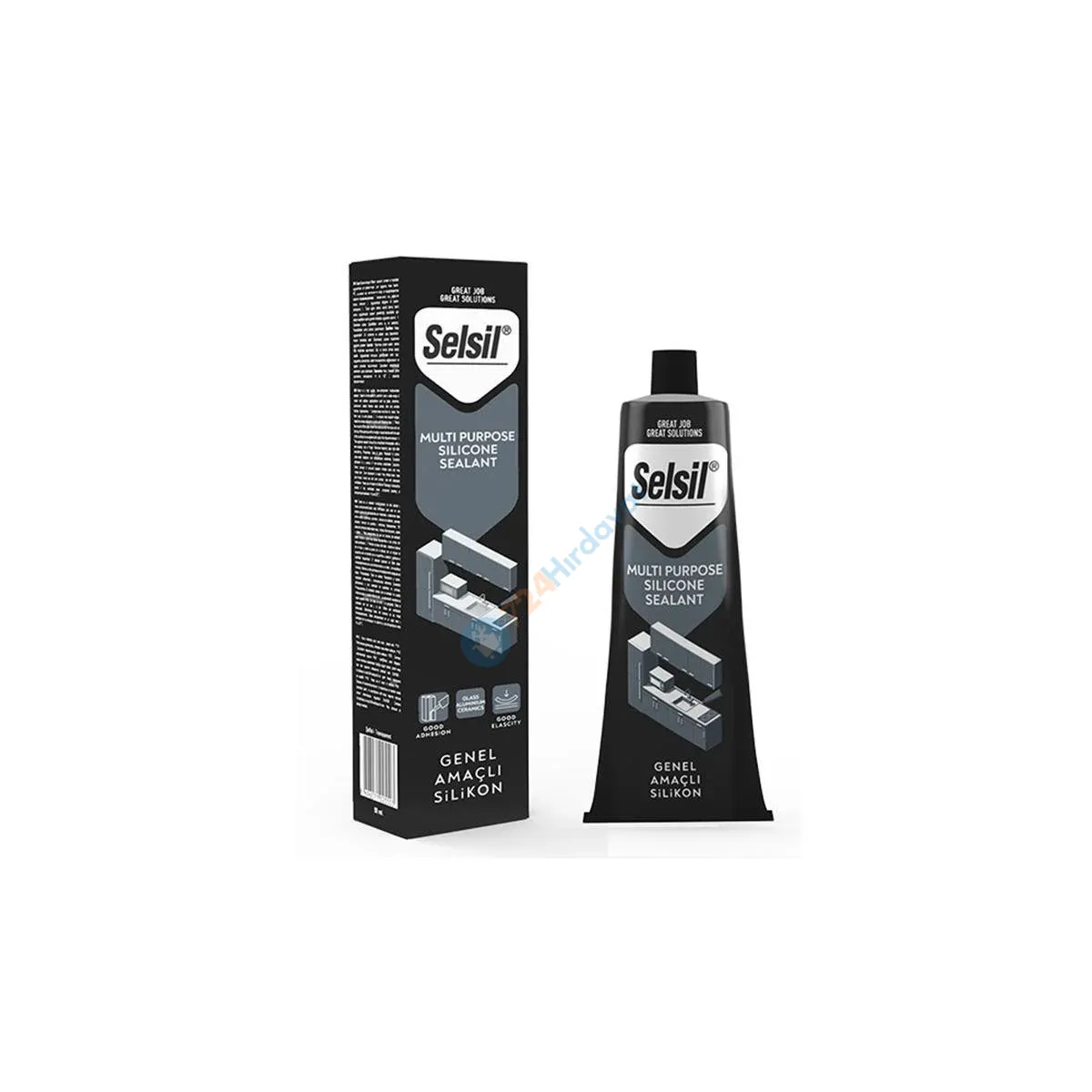 Selsil Tüp Silikon 50 ml (Şeffaf Renk Seçeneği Mevcut)