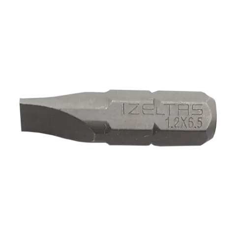 İzeltaş Düz Bits Uç 1.2x6.5 (25 Mm)