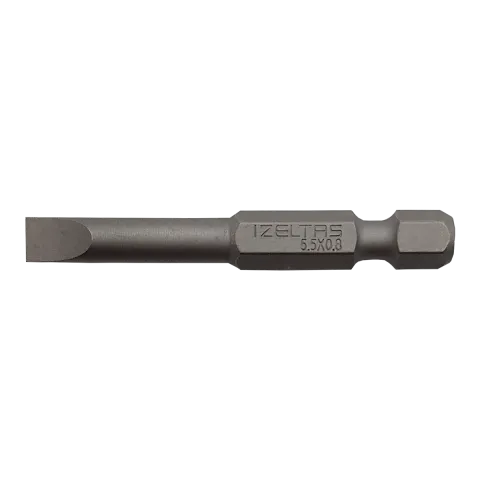 İzeltaş Düz Bits Uç 0.8x5.5 (50mm)