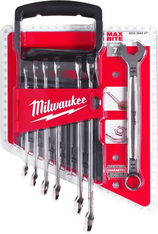 Milwaukee KOMBİNE ANAHTAR SETİ 7 PARÇA MAX BITE