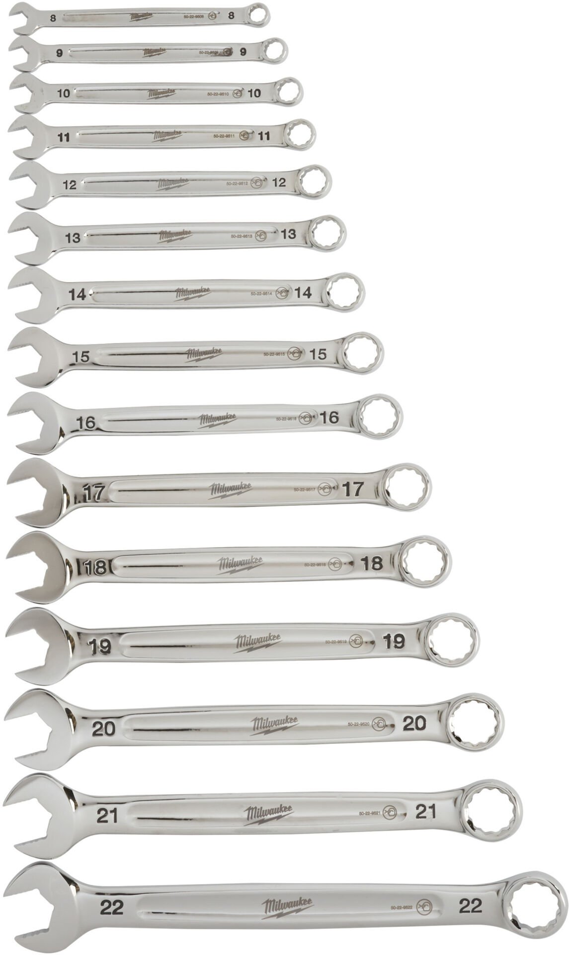 Milwaukee KOMBİNE ANAHTAR SETİ 15 PARÇA MAX BITE