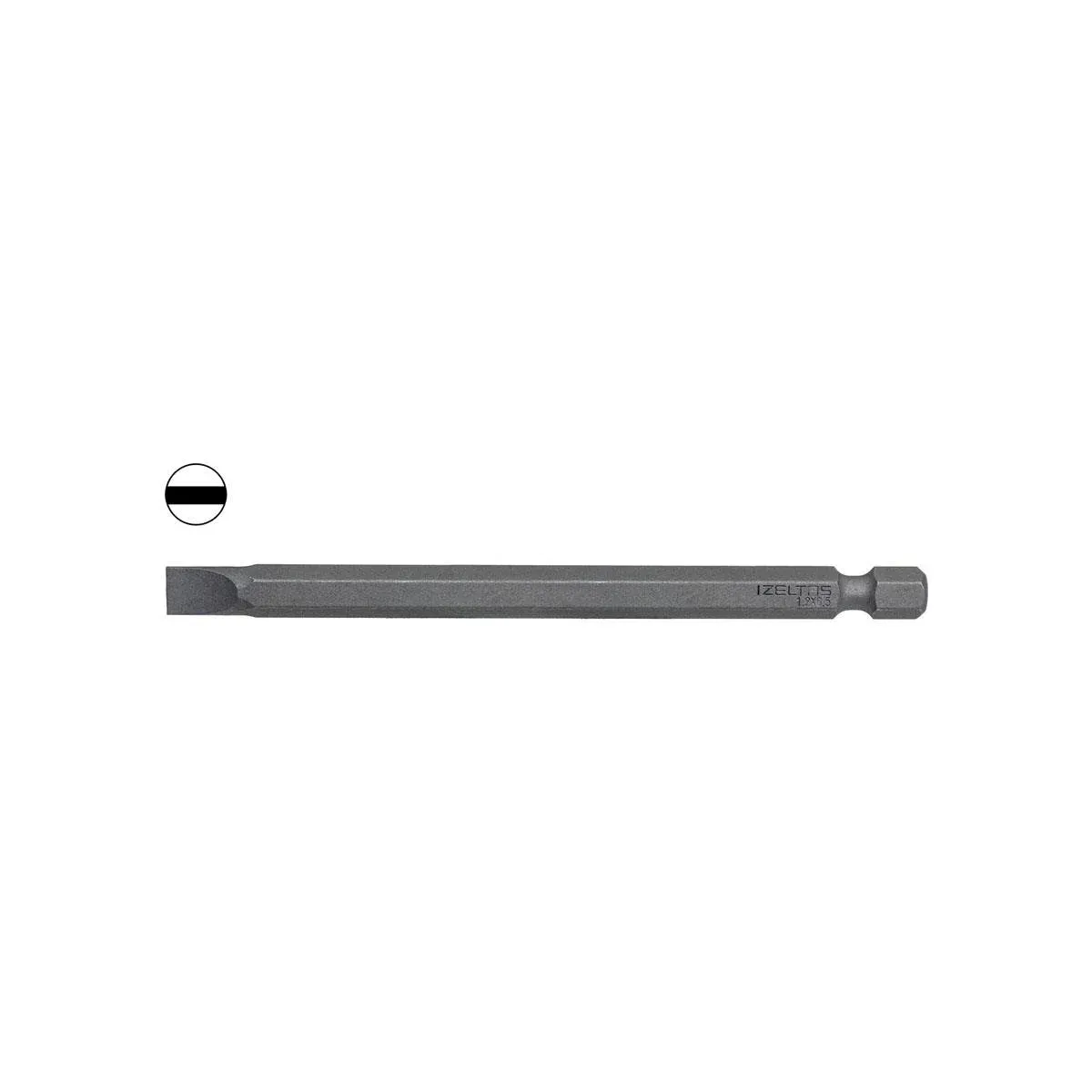 İzeltaş Düz Bits Uç 1.2x6.5 (100 Mm)