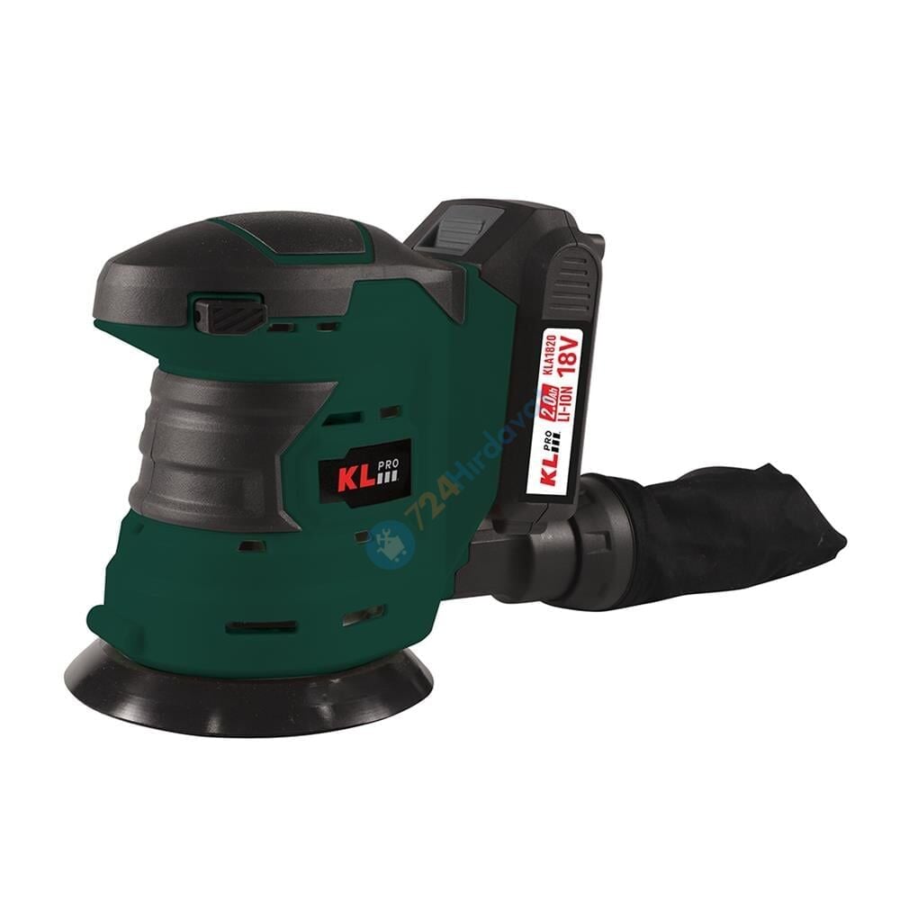 KL PRO KLEZ18-00 18V ŞARJLI EKSANTRİK ZIMPARA- TEK MAKİNA