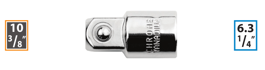Ceta Form C01-92 1/4'' Lokma Adaptörü (D: 1/4'' < E: 3/8'')