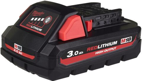 Milwaukee AKÜ M18HB3 HIGHOUTPUT REDLİTHİUM-ION 18V. 3,0Ah