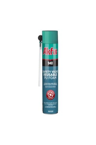 Akfix FA010 Mekanik Valfli PU Köpük 750 ml / 850 gr