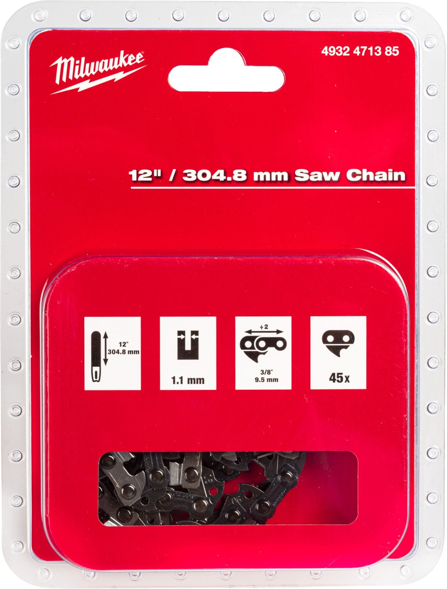 Milwaukee ZİNCİR 3/8 INCH x 304.8 x 1.1