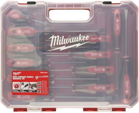 Milwaukee TRI-LOBE TORNAVİDA SET 12 PARÇA