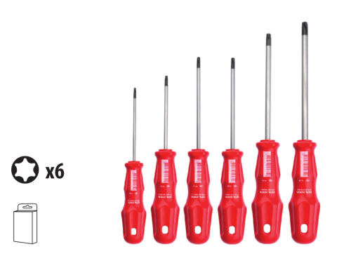 Ceta Form 4400M/6ST1 6 Parça TOREX Tornavida Takımı -TORX
