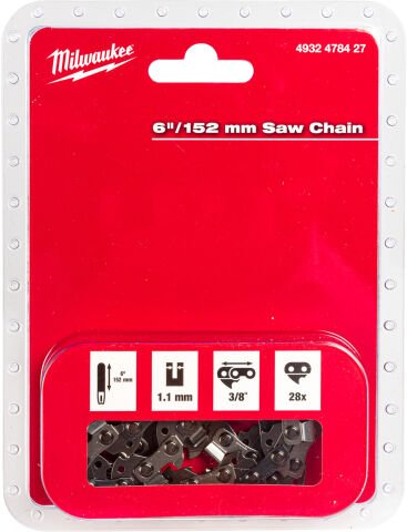 Milwaukee AKÜLÜ ORMAN MOTORU YEDEK ZİNCİR 3/8x152x1.1