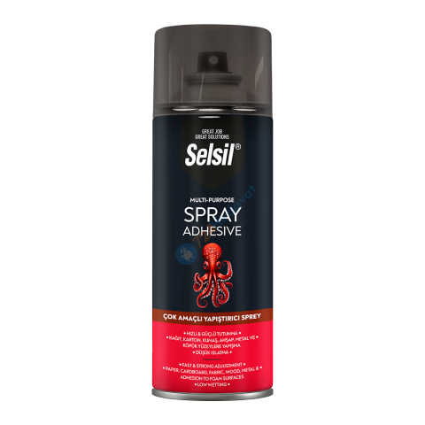 Selsil Çok Amaçlı Yapıştırıcı Sprey 400 ml