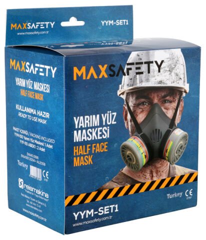 MAXSAFETY YYM-SET1 - YARIM YÜZ MASKESİ SETİ