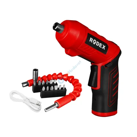 RODEX AKÜLÜ TORNAVİDA 3,6V 1,5Ah  BLISTERLİ VE AKSESUARLI