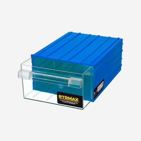 RTRMAX RCMK32 Mk-32 Plastik 4 Çekmeceli Kutu Mavi Rtrmax