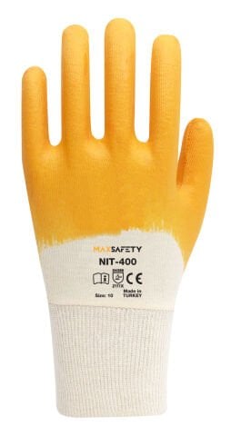 Max Safety NİTRİL KAPLI ELDİVEN NO: 9 - 10