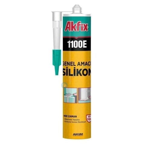 Akfix SA144 1100E Kahverengi 280 gr Genel Amaçlı Silikon
