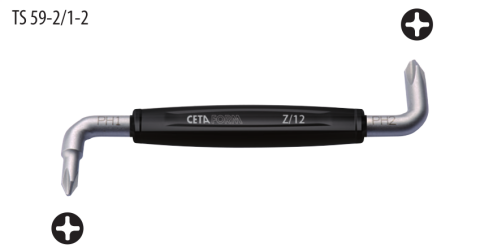Ceta Form Z/12 Yıldız Uçlu Z Tornavida - PH1/PH2x125 mm