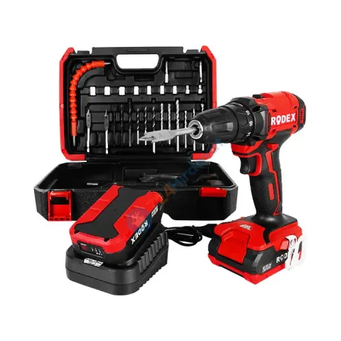 RODEX RDX3365A AKÜLÜ MATKAP 10MM 16,8W 2X2.0AH AKSESUARLI ÇANTALI