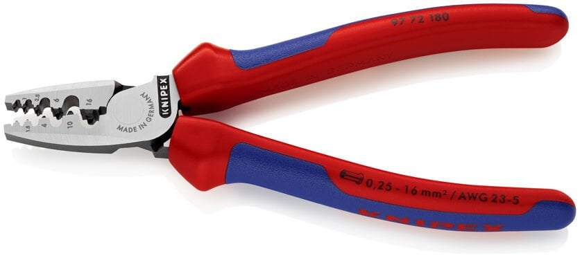 Knipex 97 72 180 Yüksük Sıkma Pensi