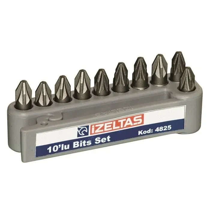 İzeltaş Pozidriv Bits Set Pz 2 (25 Mm)