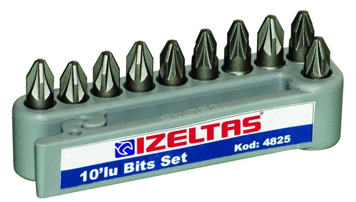 İzeltaş Pozidriv Bits Set Pz 3 (25 Mm)