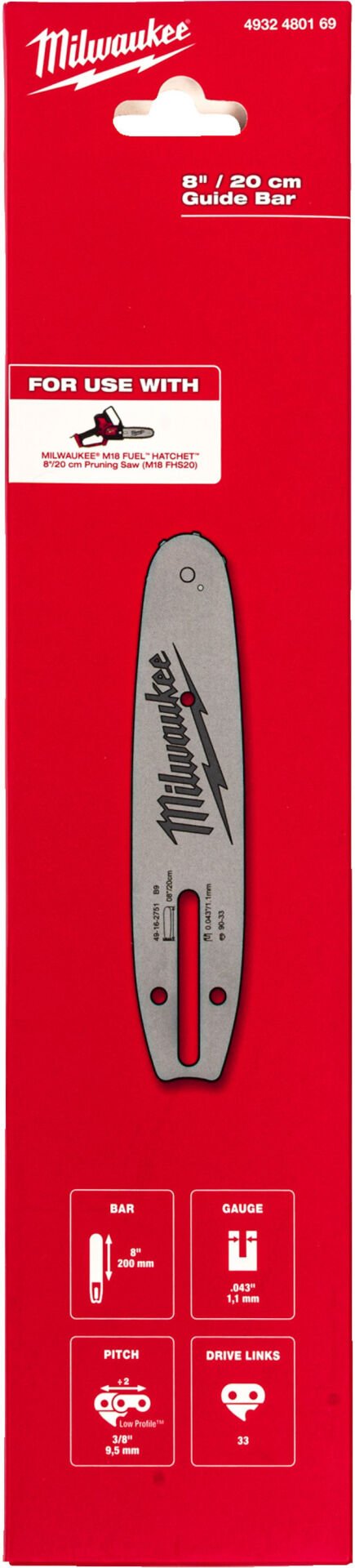 Milwaukee 20 cm/ 8'' YEDEK PALA M18 FHS