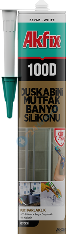 Akfix SA061 100D Duşakabin Silikonu 280 ml Şeffaf