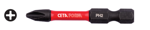 Ceta Form CB/492TM 1/4'' Yıldız Bits Uç (Darbeli Kullanım) - PH2x50 mm