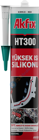 Akfix SA113 HT300 Yüksek Isı Silikonu 50ml / 57gr Siyah